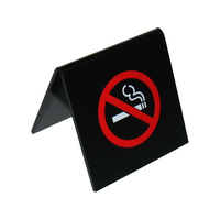 えいむ A型禁煙席 NO SMOKING SI-5 ブラック 65×65 FC651LT-6839200