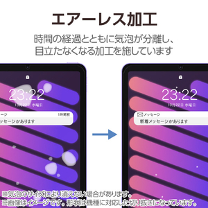 エレコム iPad mini(A17 Pro)/iPad mini(第6世代)用紙心地フィルム 反射防止 文字用 なめらかタイプ TB-A24SFLAPNS-イメージ7