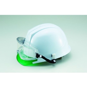 トラスコ中山 TRUSCO ワイドビューセーフティゴーグル(ヘルメット取付タイプ) FC973EX-4454103-イメージ3
