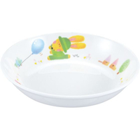 国際化工 メラミン子供食器 スイートラビット 深菜皿 D17SR FC717LB-0981300