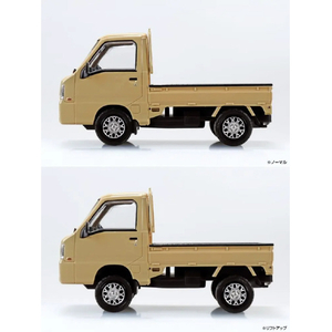 アオシマ 1/32 スバル サンバー トラック カスタムホイール(カーキ) Aﾗｸﾌﾟﾗ05CUKIｻﾝﾊﾞ-Cｶ-ｷ-イメージ6
