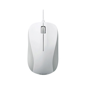 エレコム USBレーザーマウス (Mサイズ) ホワイト M-S2ULWH/RS-イメージ2