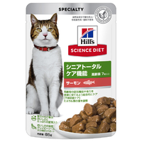 日本ヒルズ・コルゲート サイエンス・ダイエット 猫用 シニアトータルケア機能 7歳以上 サーモン パウチ 85g SDﾈｺﾖｳｼﾆｱﾄ-ﾀﾙｹｱｻ-ﾓﾝ85G