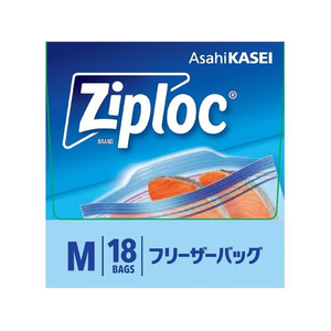 旭化成 ジップロックフリーザーバッグ M 18枚 FCF067S-イメージ4