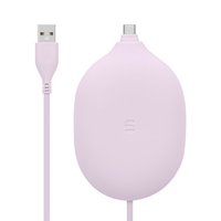 オウルテック Soft A to Ccarryケーブル 2m パープル OWL-CBS3AC-SFT20-PU