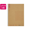 マルマン スパイラルノート ベーシック 5mm方眼罫 80枚 5冊 F042853-N246ES