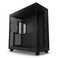 NZXT ミドルタワー型PCケース H6 Flow デュアルチャンバーエアフローケース ブラック CC-H61FB-01