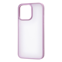 レイアウト iPhone 13 Pro用マットハイブリッド SHEER シアーホワイト/ラベンダー RT-P32BS4/WLD