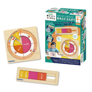 学研ステイフル はめて、分けて、見てわかる!あそんでぶんすう ﾊﾒﾃﾜｹﾃﾐﾃﾜｶﾙｱｿﾝﾃﾞﾌﾞﾝｽｳ-イメージ1