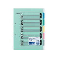 コクヨ カラー仕切カード(ファイル用) A4タテ 5山 2穴 2組 F805031ｼｷ-70