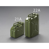 エスコ ガソリン携行缶 縦型 OD色 20L FCZ7484-EA991HB-22A