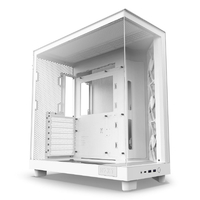 NZXT ミドルタワー型PCケース H6 Flow デュアルチャンバーエアフローケース ホワイト CC-H61FW-01