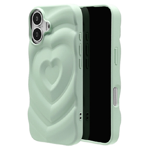 ラスタバナナ iPhone17用 MY．DECOR ハードウェーブTPUケース ミント 8965IP5ATPMT-イメージ1