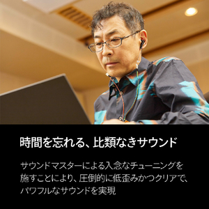 DENON 完全ワイヤレスイヤフォン ノイズキャンセリング機能搭載 ブラック AHC840NCWBKEM-イメージ5