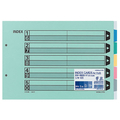 コクヨ カラー仕切カード(ファイル用) A4ヨコ 5山 2穴 10組 F805032ｼｷ-65