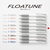 ぺんてる 油性ボールペン FLOATUNE フローチューン 0.4mm 赤 10本 FC310SU-BZN204-B-イメージ8