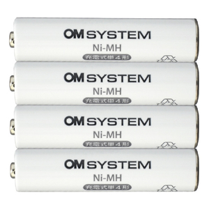 OMデジタルソリューションズ OM SYSTEM製ICレコーダー用単4形ニッケル水素充電池(4本組) OM SYSTEM BR404OM-イメージ1