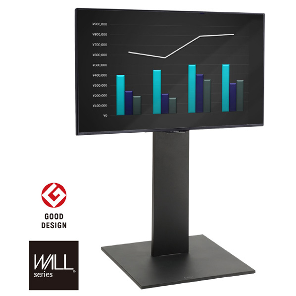 ナカムラ ～80V型対応 WALL TVスタンド PROベースタイプ EQUALS・WALLシリーズ サテンブラック WLTVE5119 WALL ～80V型対応 PRO