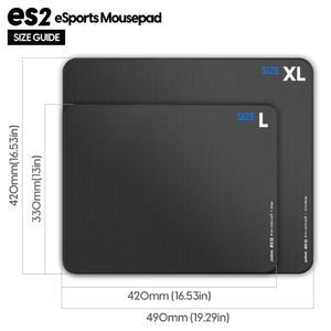 Pulsar ES2 eSports Gaming Mousepad 4mm XLサイズ Black PES24XLB-イメージ3