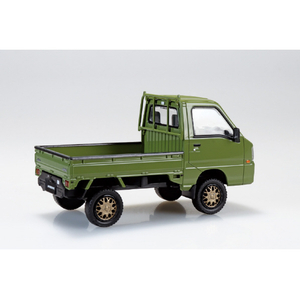 アオシマ 1/32 スバル サンバー トラック カスタムホイール(オリーブグリーン) Aﾗｸﾌﾟﾗ05CUOGｻﾝﾊﾞ-COｸﾞﾘ-ﾝ-イメージ4