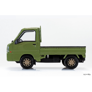 アオシマ 1/32 スバル サンバー トラック カスタムホイール(オリーブグリーン) Aﾗｸﾌﾟﾗ05CUOGｻﾝﾊﾞ-COｸﾞﾘ-ﾝ-イメージ6