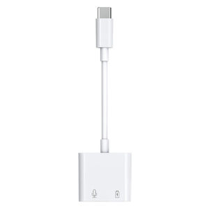 アイネックス ハイレゾDAC搭載USB-Cオーディオ変換ケーブル 給電対応 ホワイト AVC-12-イメージ3