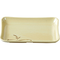 エンテック 角皿(大) 切立 織部 FC72945-OB-29