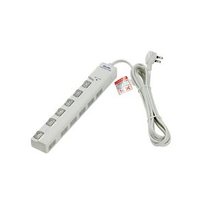 ELPA LEDランプスイッチツキタップヨコ WLS-LY6300RS-イメージ2