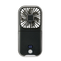 YUASA 折りたたみ5WAYハンディファン グレー YM-702HS(H)