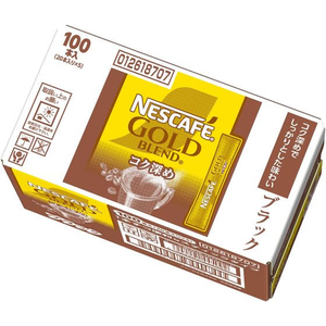 ネスレ ネスカフェ ゴールドブレンド コク深メ スティック ブラック 100本 FCD306J-イメージ2