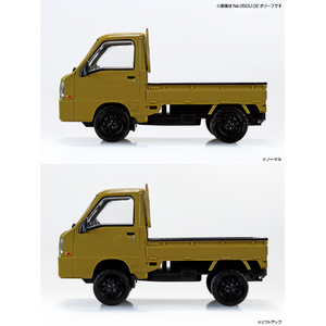 アオシマ 1/32 スバル サンバー トラック カスタムホイール(オリーブ) Aﾗｸﾌﾟﾗ05CUOEｻﾝﾊﾞ-Cｵﾘ-ﾌﾞ-イメージ6