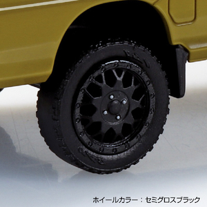 アオシマ 1/32 スバル サンバー トラック カスタムホイール(オリーブ) Aﾗｸﾌﾟﾗ05CUOEｻﾝﾊﾞ-Cｵﾘ-ﾌﾞ-イメージ8