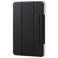 エレコム iPad mini(A17 Pro)用フラップケース 超薄型 マグネット着脱 スリープ対応 ブラック TB-A25SWVPF2BK