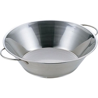 三宝産業 UK 油こし (両手ハンドル) 23cm パンチ仕様 FCK8661-001441003