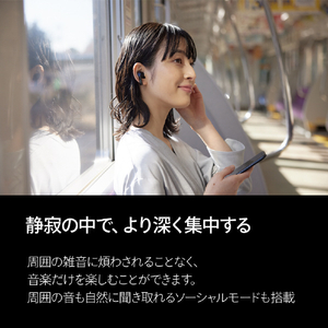 DENON 完全ワイヤレスイヤフォン  ノイズキャンセリング機能搭載 ホワイト AHC840NCWWTEM-イメージ6