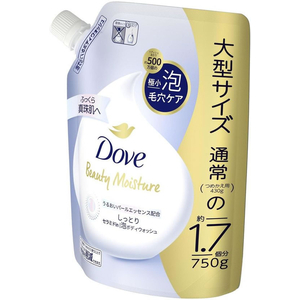 ユニリーバ ダヴ ビューティーモイスチャー 泡ボディウォッシュ しっとり 替 750g FCF945T-イメージ2