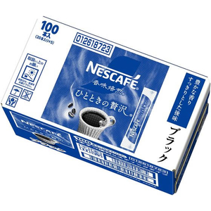 ネスレ ネスカフェ 香味焙煎 ひとときの贅沢 スティック ブラック100本 FCD307J-イメージ2
