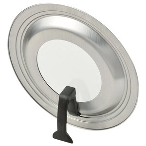 パール金属 ステンレス製窓付スタンドパンカバー 26～30cm用 サティーナ HB3391STｽﾀﾝﾄﾞｶﾊﾞ-2426ﾖｳ-イメージ1