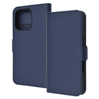 レイアウト iPhone 16 Pro用Like standard 耐衝撃 マグネットベルト シンプル 手帳型レザーケース ダークネイビー RT-P47ELC1/DN