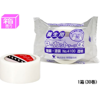 寺岡 養生用P-カットテープα 建築・塗装 透明 30巻 1箱(30巻) F852766-NO.4100