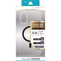 MSソリューションズ iPhone 17用超透明ハードケース 「MASTER CLEAR mag」 クリア/ブラック LN-IM25MCMBK