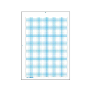 コクヨ PPC用原稿用紙 A4 5mm方眼 青枠付 50枚 A45mm方眼青・枠付き52×361冊 F818939-ｺﾋ-115DN-イメージ2
