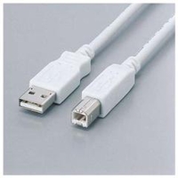 エレコム フェライトコア内蔵USB2．0対応ケ-ブル(ABタイプ) USB2-FS05