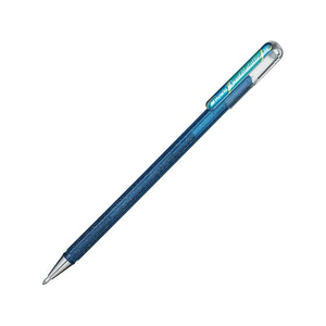 ぺんてる カラーボールペン デュアルメタリック 1.0mm ブルー+メタリックGR FCE370U-K110-DC-イメージ1