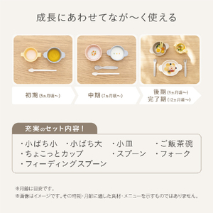 コンビ はじめてのひとくち かさなる ベビー食器セット ﾊｼﾞﾒﾃﾉﾋﾄｸﾁｶｻﾅﾙｼﾖﾂｷｾﾂﾄ-イメージ13