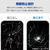 エレコム AQUOS wish4用ガラスフィルム フレーム付き 高透明 ブラック PM-S241FLGF-イメージ7