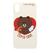 LINE FRIENDS iPhone XR用ケース SLIM FIT CUPID LOVE ブラウンキューピッド KCL-SCL028-イメージ1