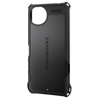 エレコム AQUOS wish5用 ZEROSHOCK ケース ブラック PM-S251ZEROBK