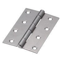 トラスコ中山 TRUSCO スチール製厚口蝶番 生地仕上げ 全長102mm 10個 FC101EP-2336782