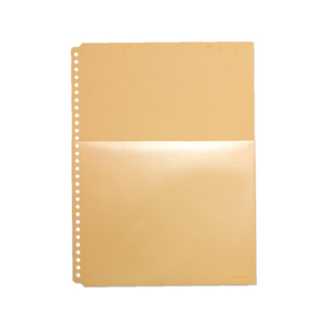 キングジム ハーフポケット厚口 A4タテ 30穴 黄 10枚 F044461-108HPｷｲ-イメージ1